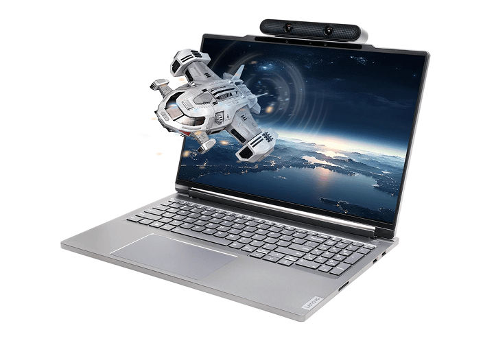 ThinkBook 3D Laptop Concept + AI Ring imagery